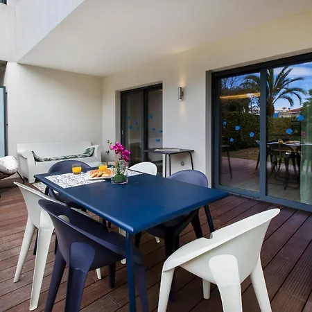 公寓 Luxury Garden 2br In The Development Of Cap D'antibes-juan Les Pins